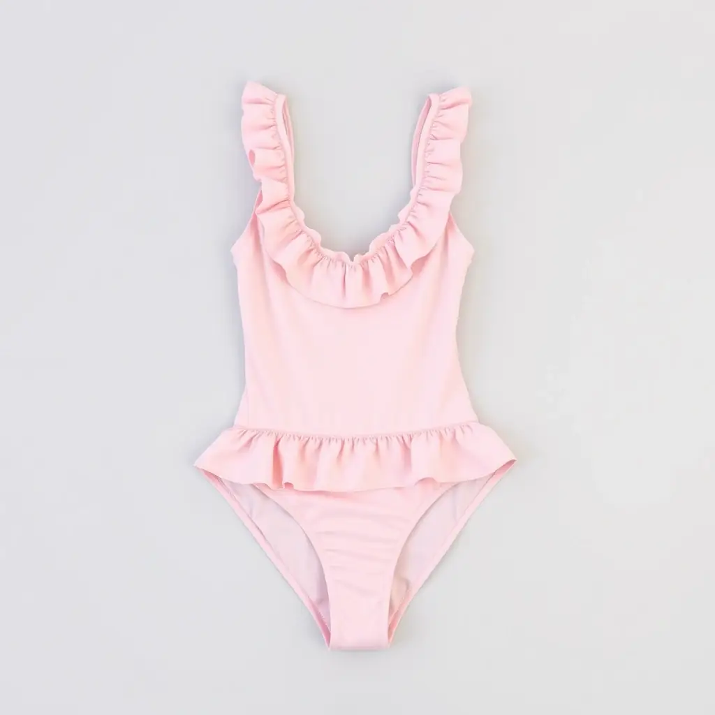 Jednoczęściowy Strój Kąpielowy z Falbankami